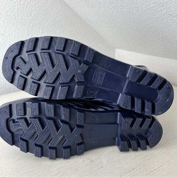 Capelli blue western design mid calf rain boot size 8 - Picture 7 of 10